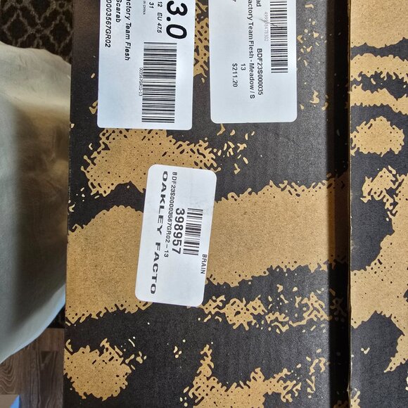 Oakley Factory Team Flesh x Brain Dead Mens Size 13 Sandals Mule Slide NEW RARE - Picture 8 of 14